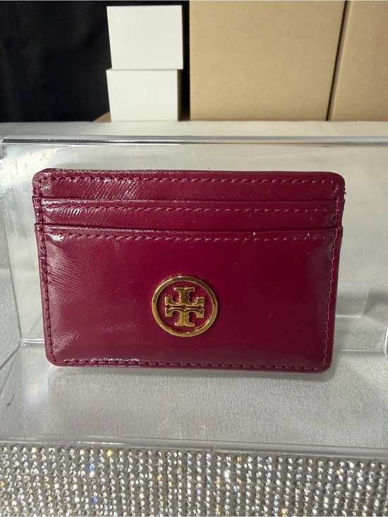 Tory Burch Accessories - Tory Burch magenta / pink card holder preloved